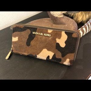 MK Camouflage Wallet